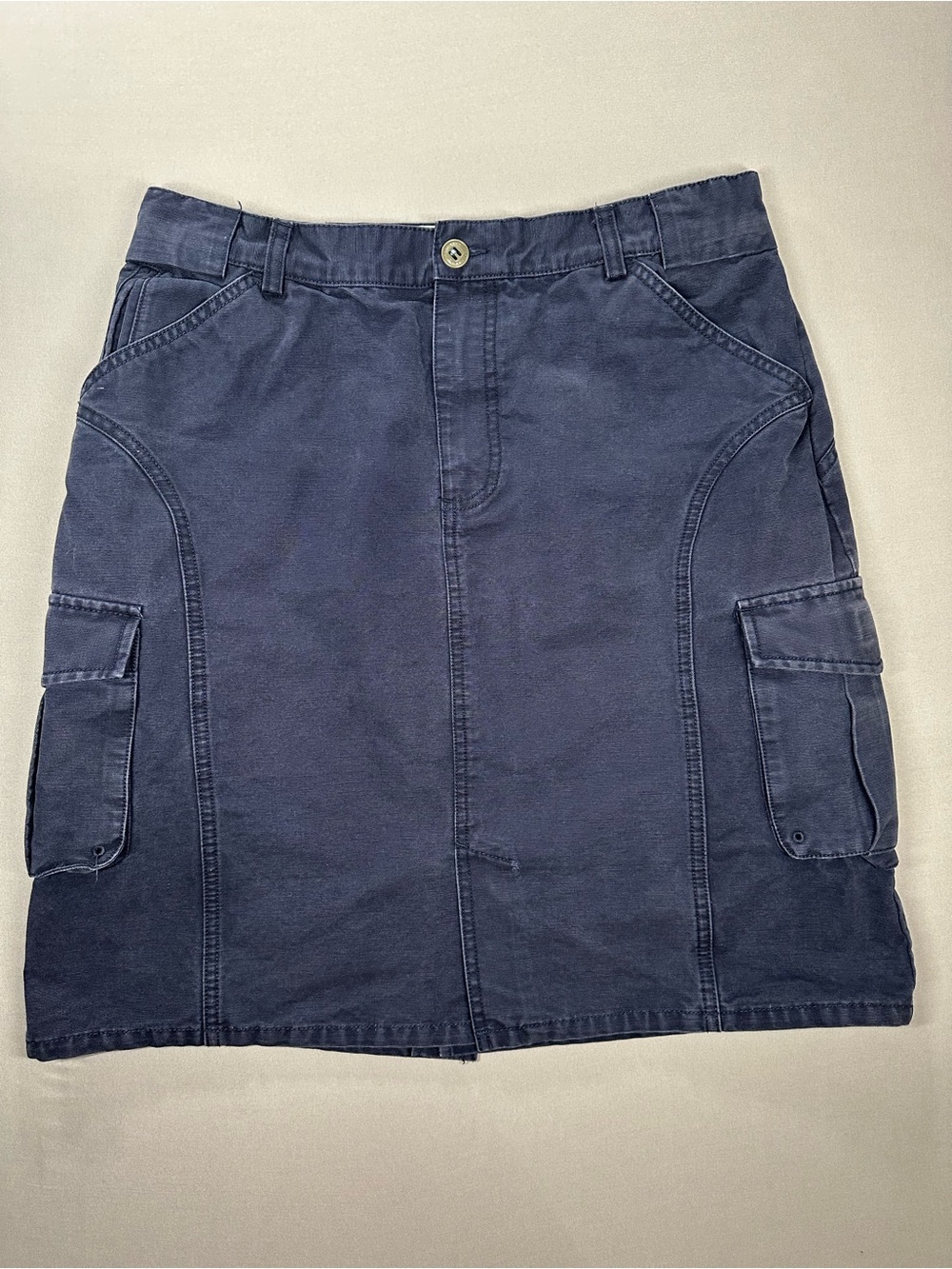 Filson Utility Cargo Skirt, 100% Cotton, Navy - Womens 10